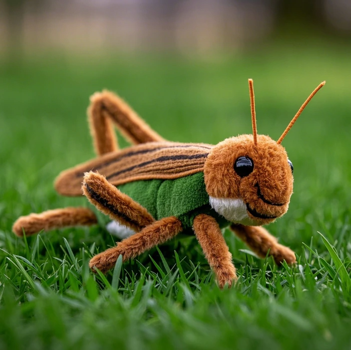 Realistic Locust Plush Doll with Exquisite Details Made of Premium Fluffy Material Ideal Gift for Bug Lovers 1