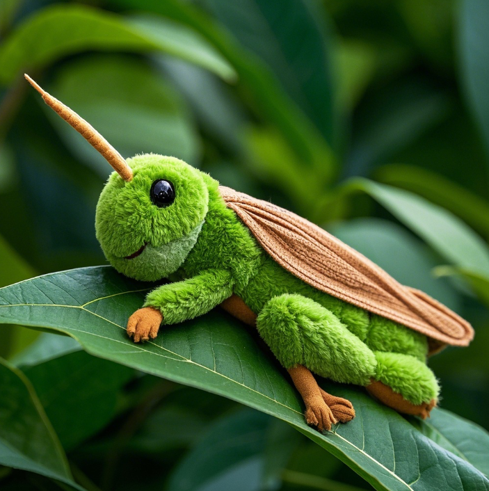 Realistic Locust Plush Doll with Exquisite Details Made of Premium Fluffy Material Ideal Gift for Bug Lovers 16