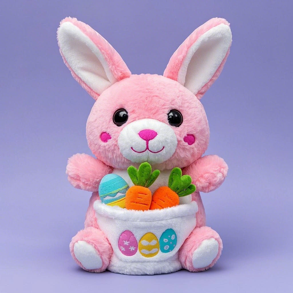2025 Customize Easter Plush Toy Bunny Easter Plushie Eggs &amp; More Stuffed Toys Gifts  Rabbit Decoration 1