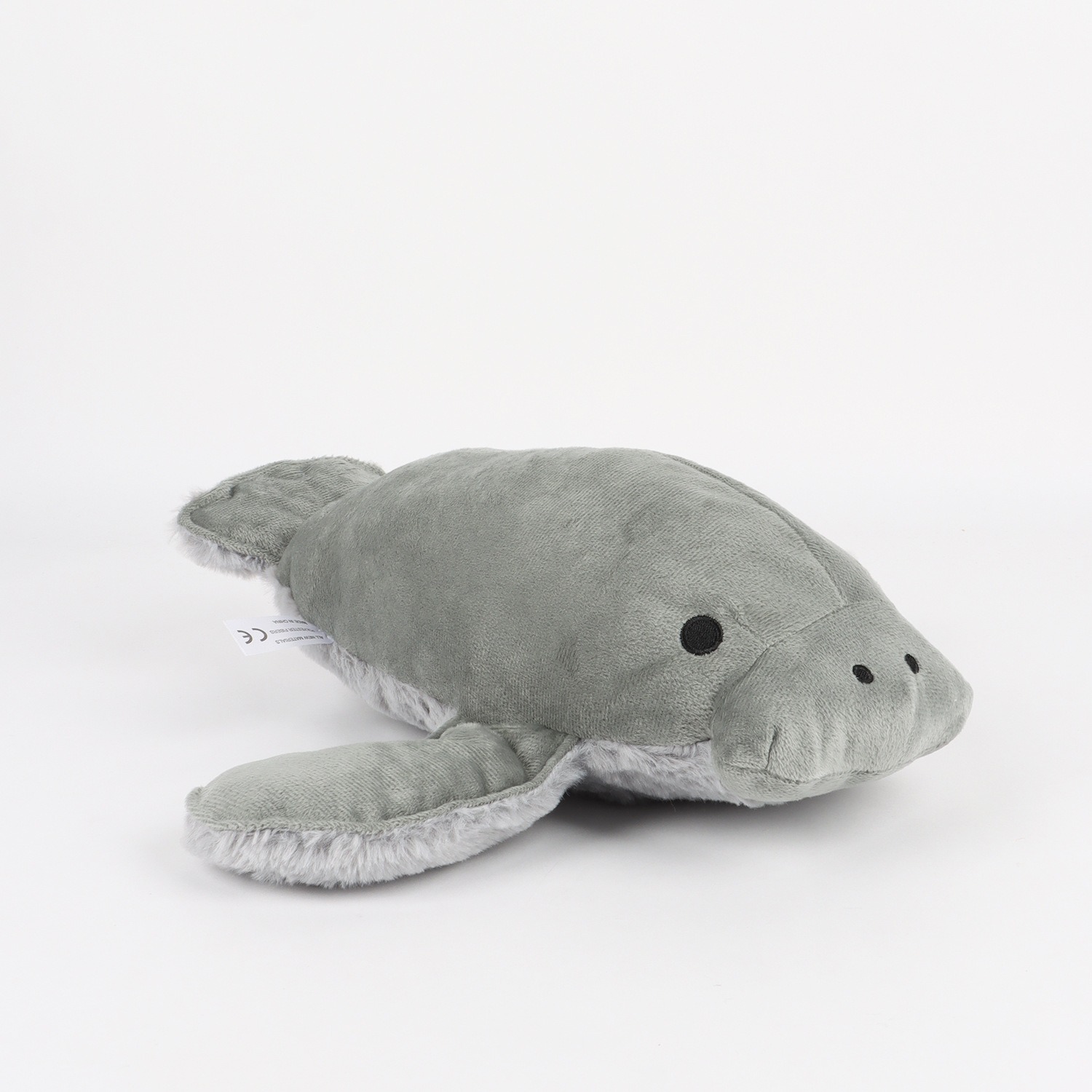 30cm ODM OEM Wholesale Huggable Grey Manatee Plush Stuffed Animal Soft Cuddle Toy Gifts for Kids 12