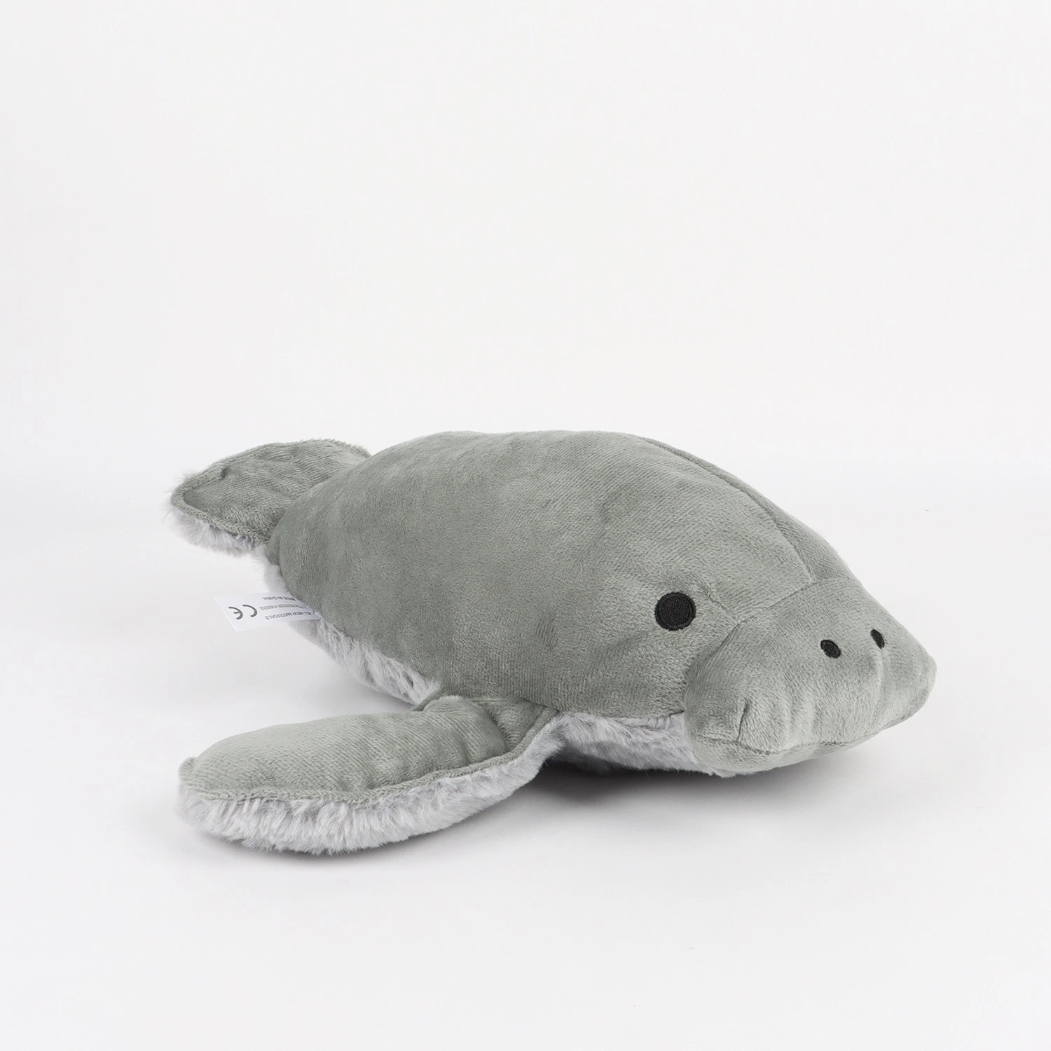 30cm ODM OEM Wholesale Huggable Grey Manatee Plush Stuffed Animal Soft Cuddle Toy Gifts for Kids 1