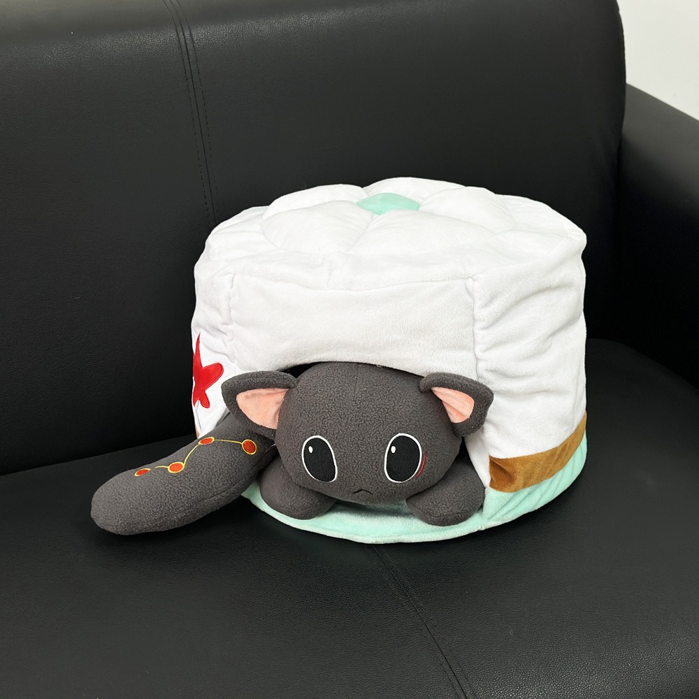 22cm Honkai Star Rail Cat Dan Heng Plush Toy Kawaii  Stuffed Toys Sleep Aid Pillows Home Decoration Holiday Gifts 19