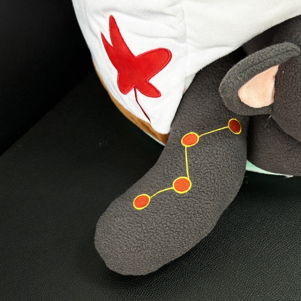 22cm Honkai Star Rail Cat Dan Heng Plush Toy Kawaii  Stuffed Toys Sleep Aid Pillows Home Decoration Holiday Gifts 18