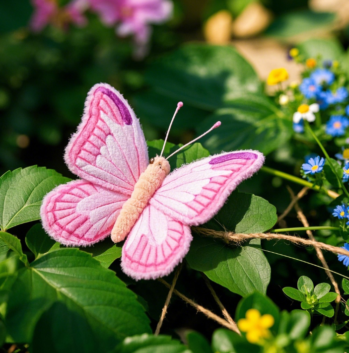 Gorgeous Butterfly Plush Doll: Realistic Design, Ultra - Soft Texture, Great for Room Accent, Companionship, and a Heart 12