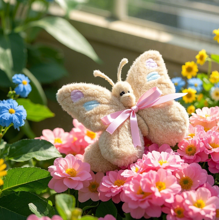 Gorgeous Butterfly Plush Doll: Realistic Design, Ultra - Soft Texture, Great for Room Accent, Companionship, and a Heart 11