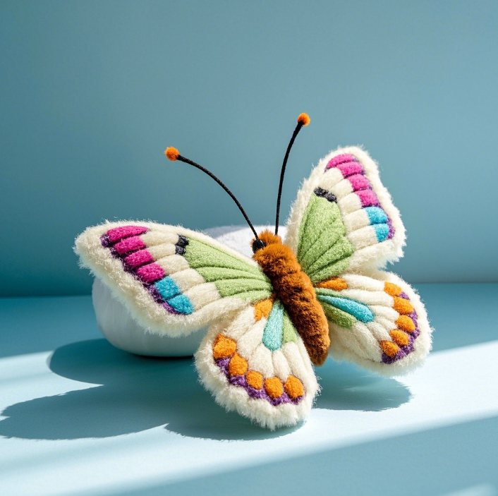 Gorgeous Butterfly Plush Doll: Realistic Design, Ultra - Soft Texture, Great for Room Accent, Companionship, and a Heart 17