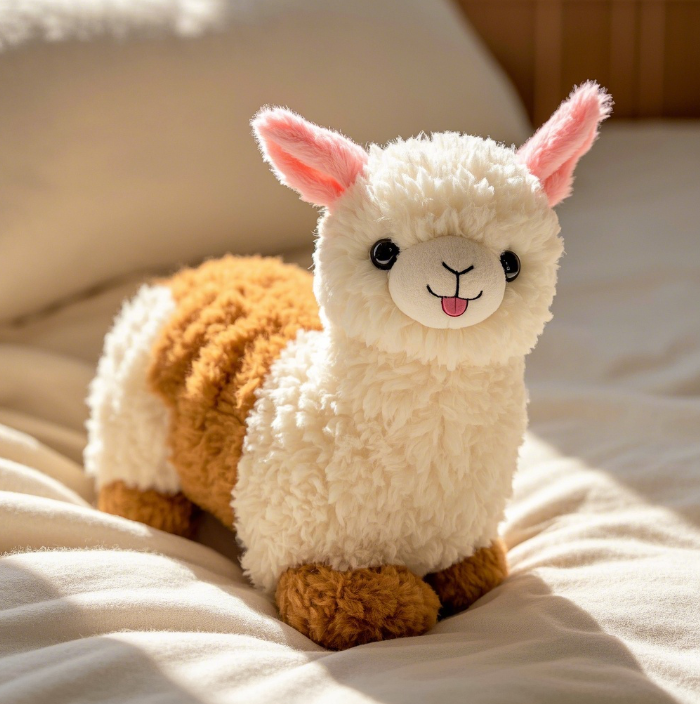 Adorable Alpaca Plushie: Super Soft Material, Exquisite Craftsmanship, Ideal for Decoration, Comfort, and as a Heartwarm 13