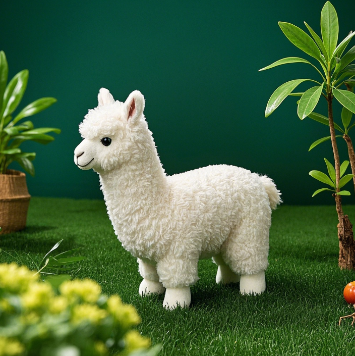 Adorable Alpaca Plushie: Super Soft Material, Exquisite Craftsmanship, Ideal for Decoration, Comfort, and as a Heartwarm 15