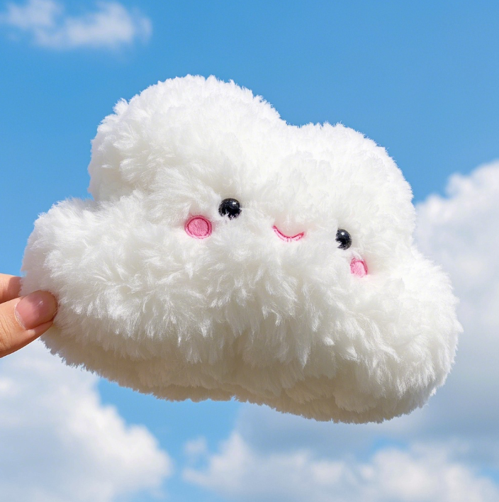 Fluffy Cloud Plush Toy: Ideal for Bedroom Decoration, Cozy Companionship, and as a Heartwarming Gift for All Ages 12