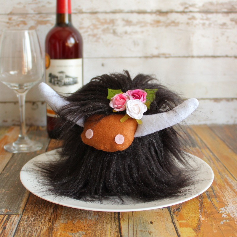 High-quality 15CM Scottish Highland Cow Plush Children's Soft Doll Stuffed Animal Plush Toy Festival Gifts 14