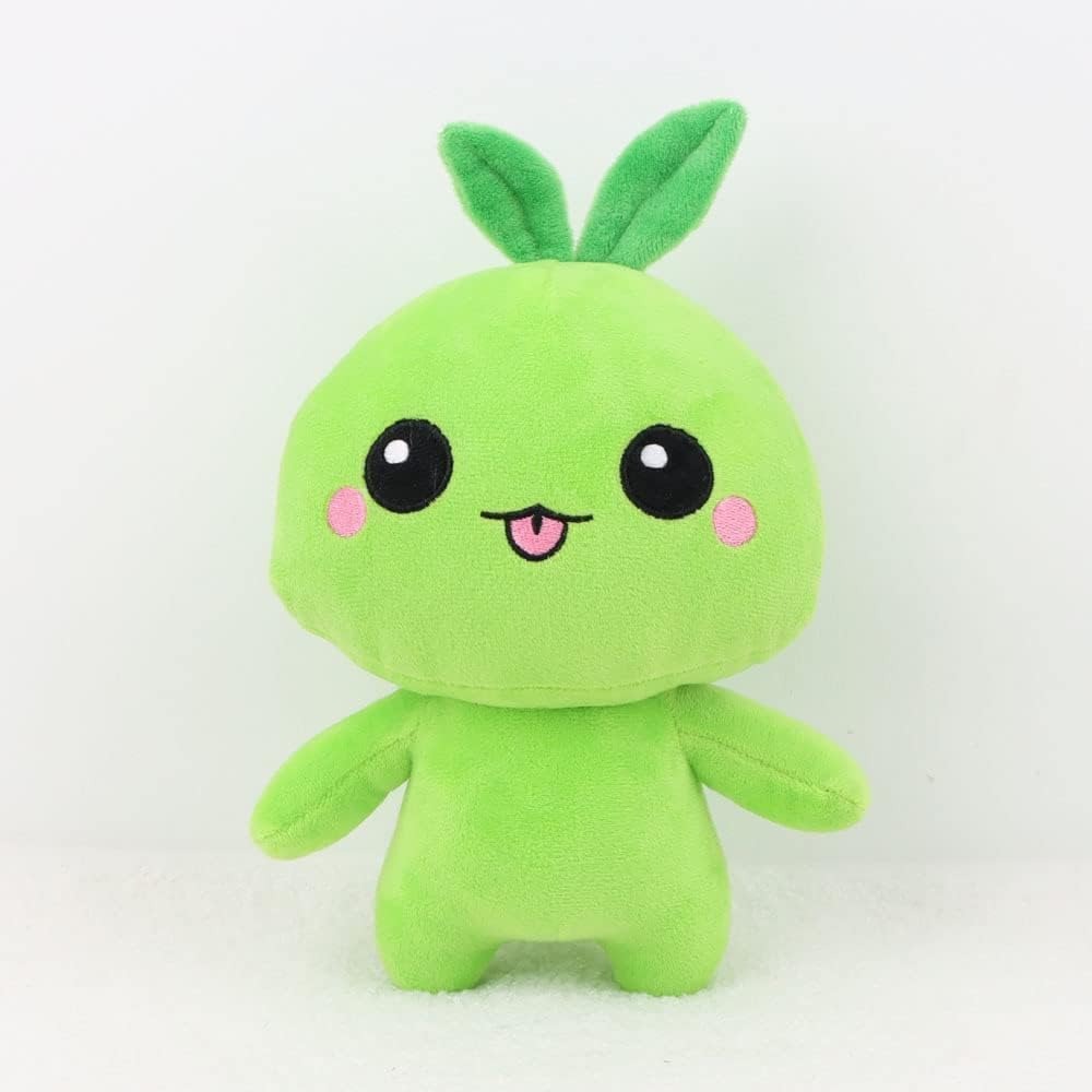 Wholesale Green 9.8 inch Cartoon Mokoko Plush Seeds  Cute Stuffed Soft Plush Stuffed Gifts for Games Fans and Children 15