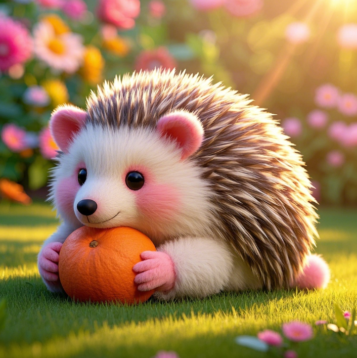 Adorable peluche hérisson : avec son doux visage et son corps moelleux et câlin, c'est le compagnon idéal pour les câlins et qui apporte de la joie. 13