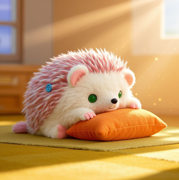 Adorable peluche hérisson : avec son doux visage et son corps moelleux et câlin, c'est le compagnon idéal pour les câlins et qui apporte de la joie. 15