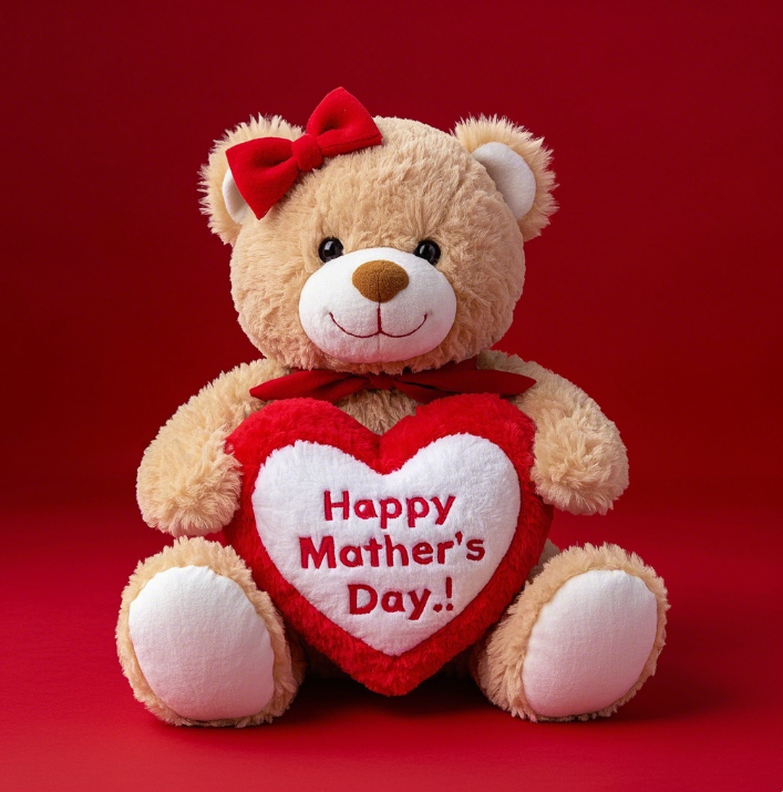 Customized Teddy Bear Plush Doll for Mother's Day, Soft and Comfortable for Mother 11