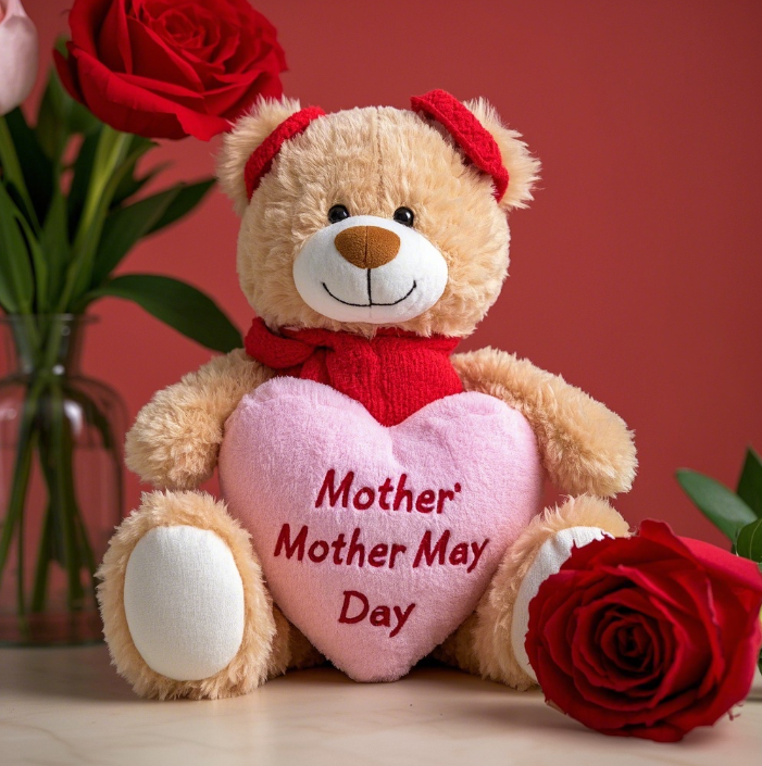 Customized Teddy Bear Plush Doll for Mother's Day, Soft and Comfortable for Mother 13