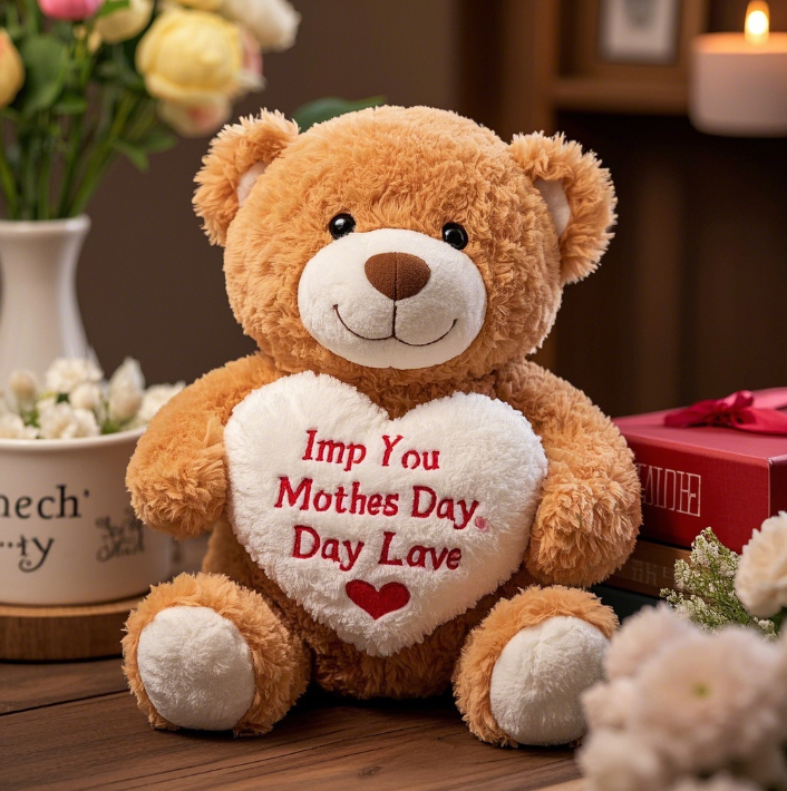 Customized Teddy Bear Plush Doll for Mother's Day, Soft and Comfortable for Mother 17