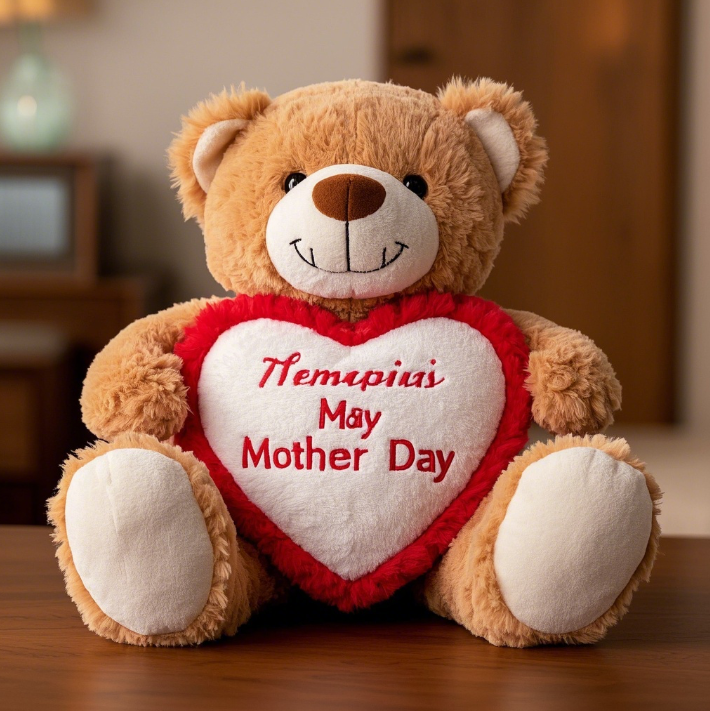 Customized Teddy Bear Plush Doll for Mother's Day, Soft and Comfortable for Mother 12