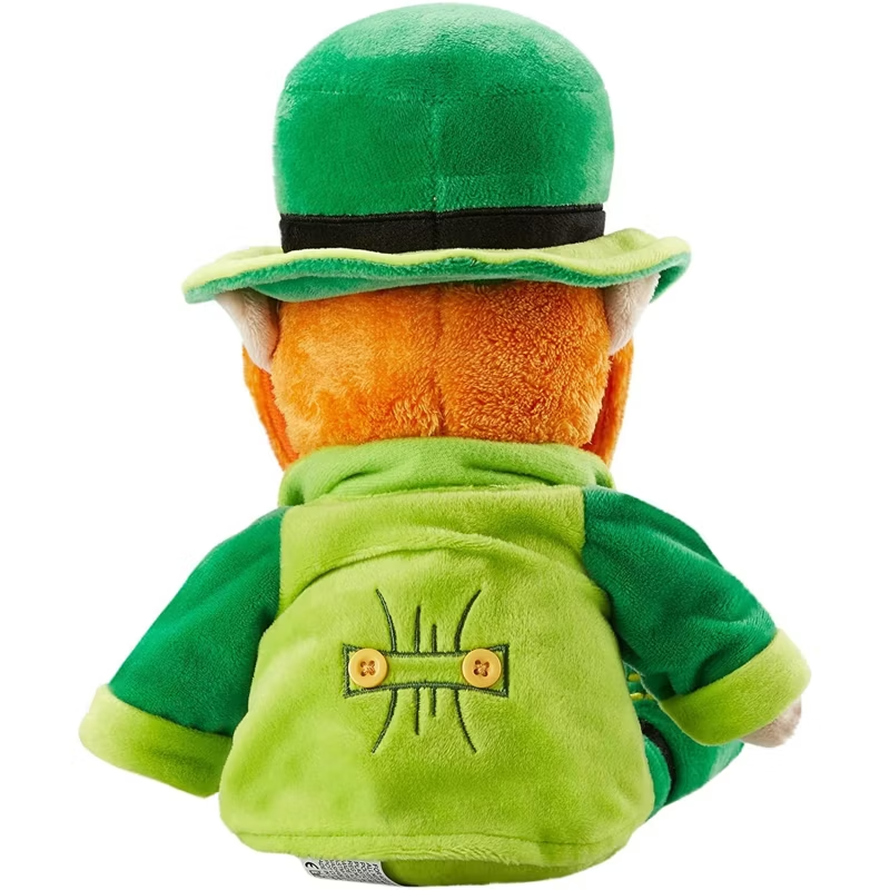 Lucky Leprechaun Plush Stuffed Plush OEM Wholesale Personalized Stuffed Funny Dolls Clothing Leprechaun Toy 9