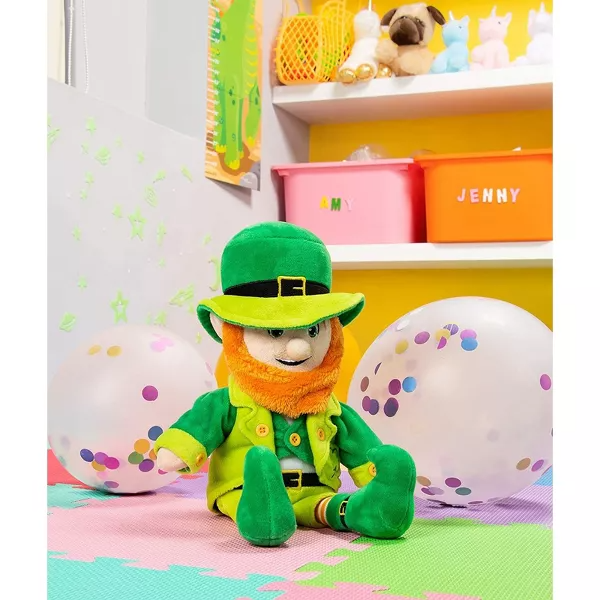 Lucky Leprechaun Plush Stuffed Plush OEM Wholesale Personalized Stuffed Funny Dolls Clothing Leprechaun Toy 11