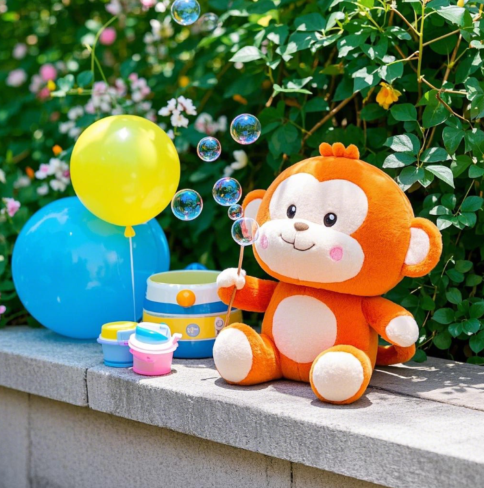 Monkey plush toy with creative design, cute, cute, soft, comfortable, accompanying, soothing children, gift 16