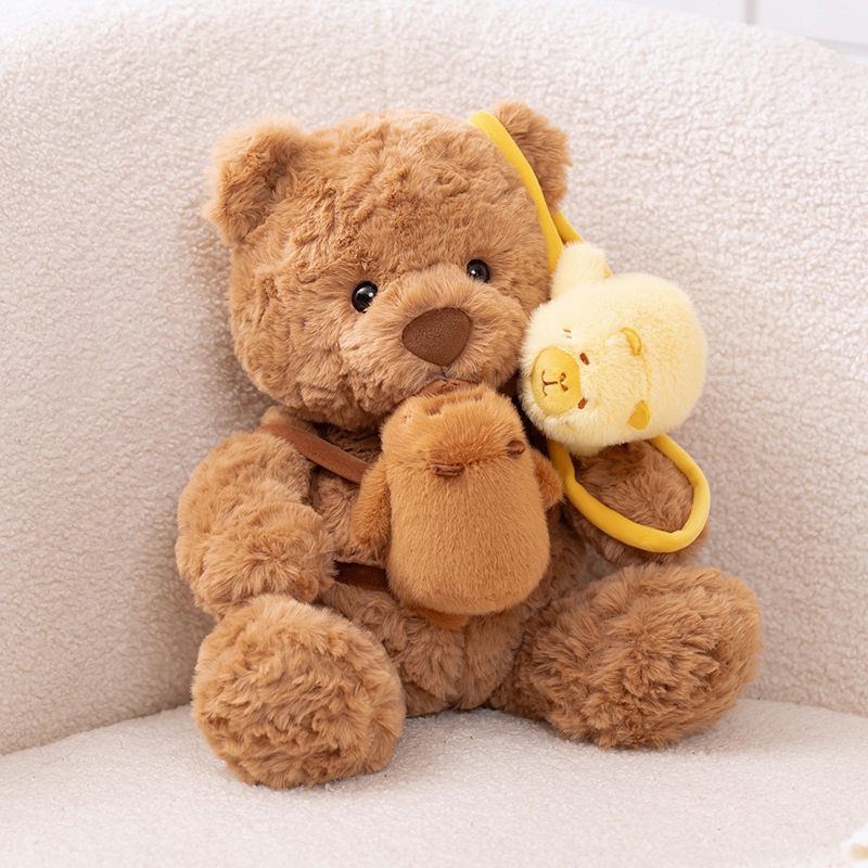 Dolphin Backpack Bear Creative Design Plush Doll Cute Companion Soothing Children Gift 13