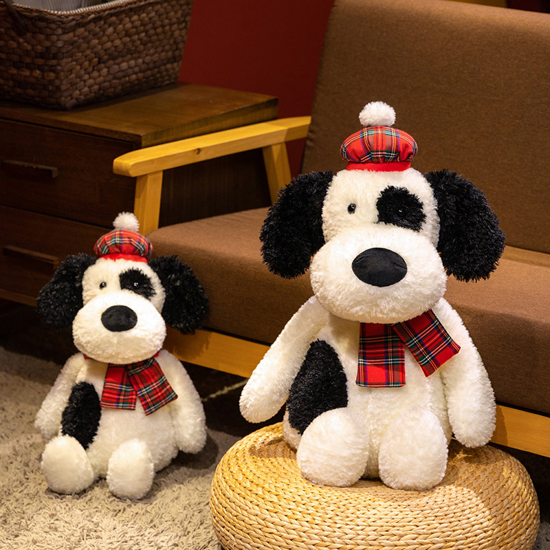 England Spotted Dog Creative Design Plush Doll Soft, Comfortable, Warm Home Decoration Can Be Used as a Gift 16