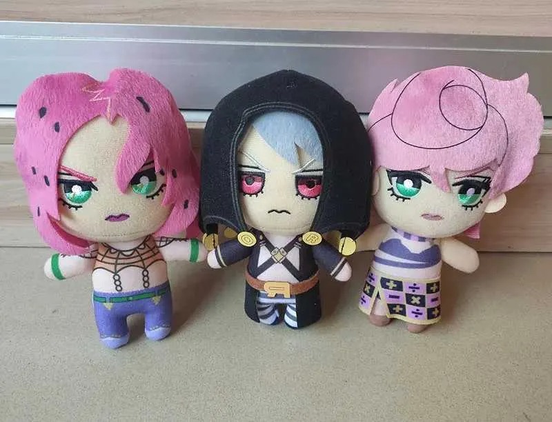 Wholesale Anime JoJo's Bizarre Adventure  Plush Doll Chibi Plush toy Soft Collectible Doll Set 17