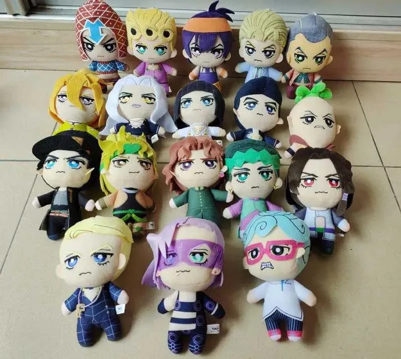 Wholesale Anime JoJo's Bizarre Adventure  Plush Doll Chibi Plush toy Soft Collectible Doll Set 11