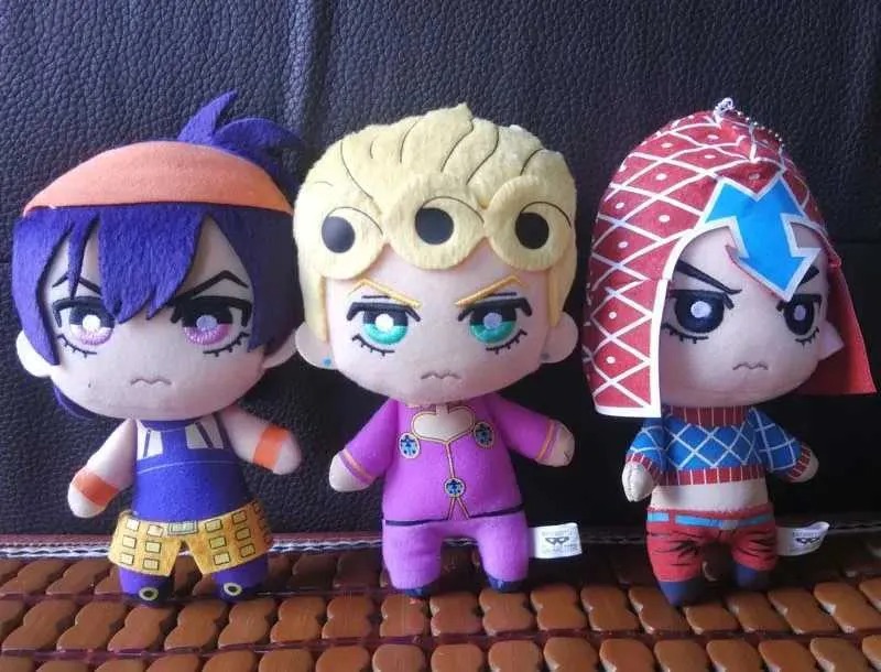 Wholesale Anime JoJo's Bizarre Adventure  Plush Doll Chibi Plush toy Soft Collectible Doll Set 16