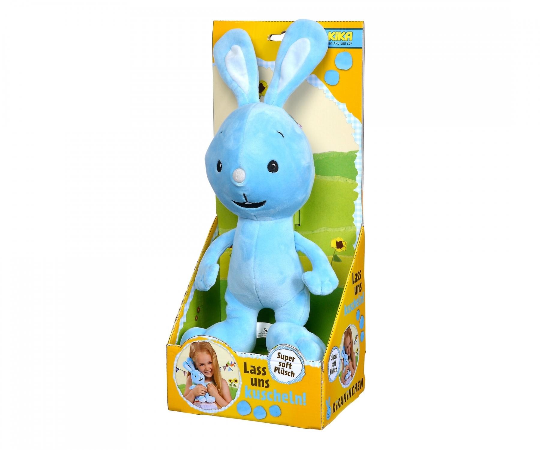 35cm KiKANiNCHEN Plush Figure Blue Bunny Rabbit Stuffed Animal Soft Cuddly Perfect for Child Festival Gift 7