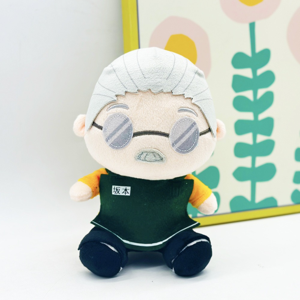 2025 НОВИНКА 21 см Аниме Sakamoto Days Taro Чибигуруми Плюшевая игрушка-талисман Коллекция мягких игрушек 11
