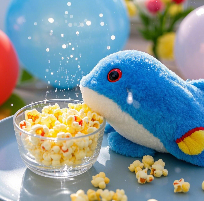 Fish plush toy creative design, soft and comfortable, cute and warm home decoration 12