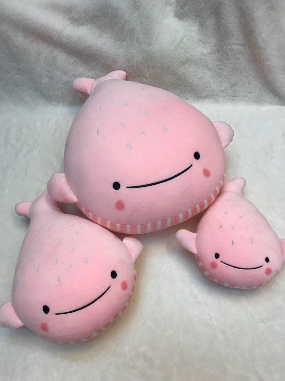 Wholesale Cute Soft Pink Blue Whale Shark Plush Toys Plush Pillow OEM ODM Cartoon Cushion for Sale Holiday Gift Toy 10