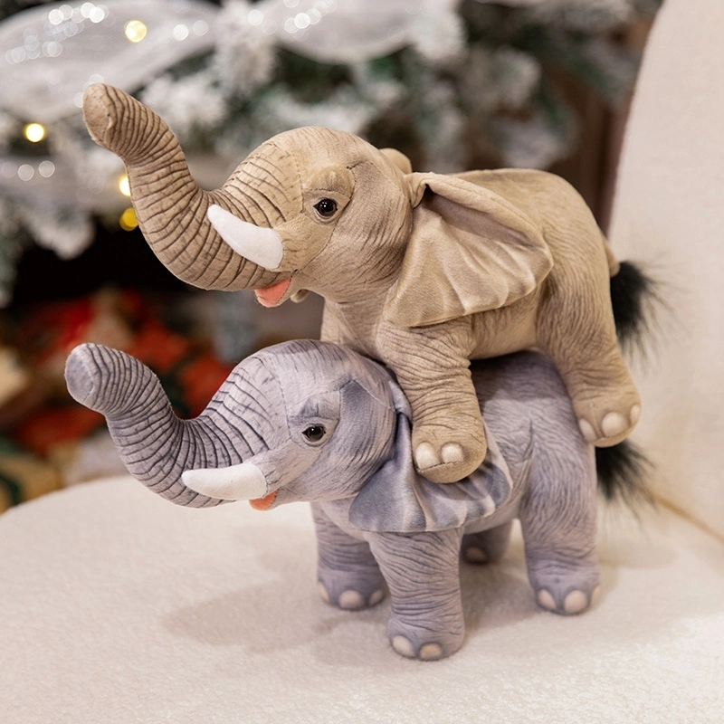 Elephant plush toy simulation with realistic and creative design, cute and playful 1