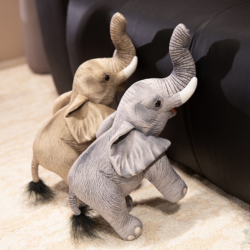 Elephant plush toy simulation with realistic and creative design, cute and playful 13