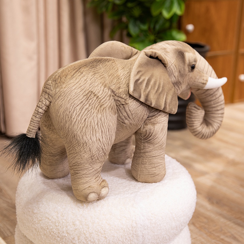 Elephant plush toy simulation with realistic and creative design, cute and playful 15