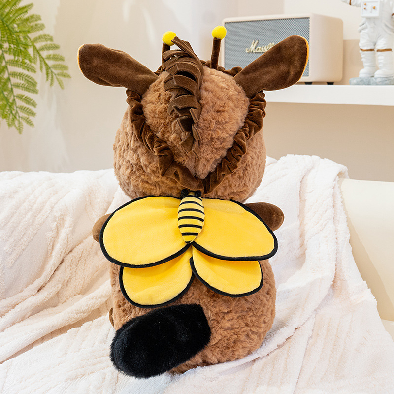 Peluche de burro abeja con diseño creativo y peculiar, suave y cómodo, acompañante y relajante. 12