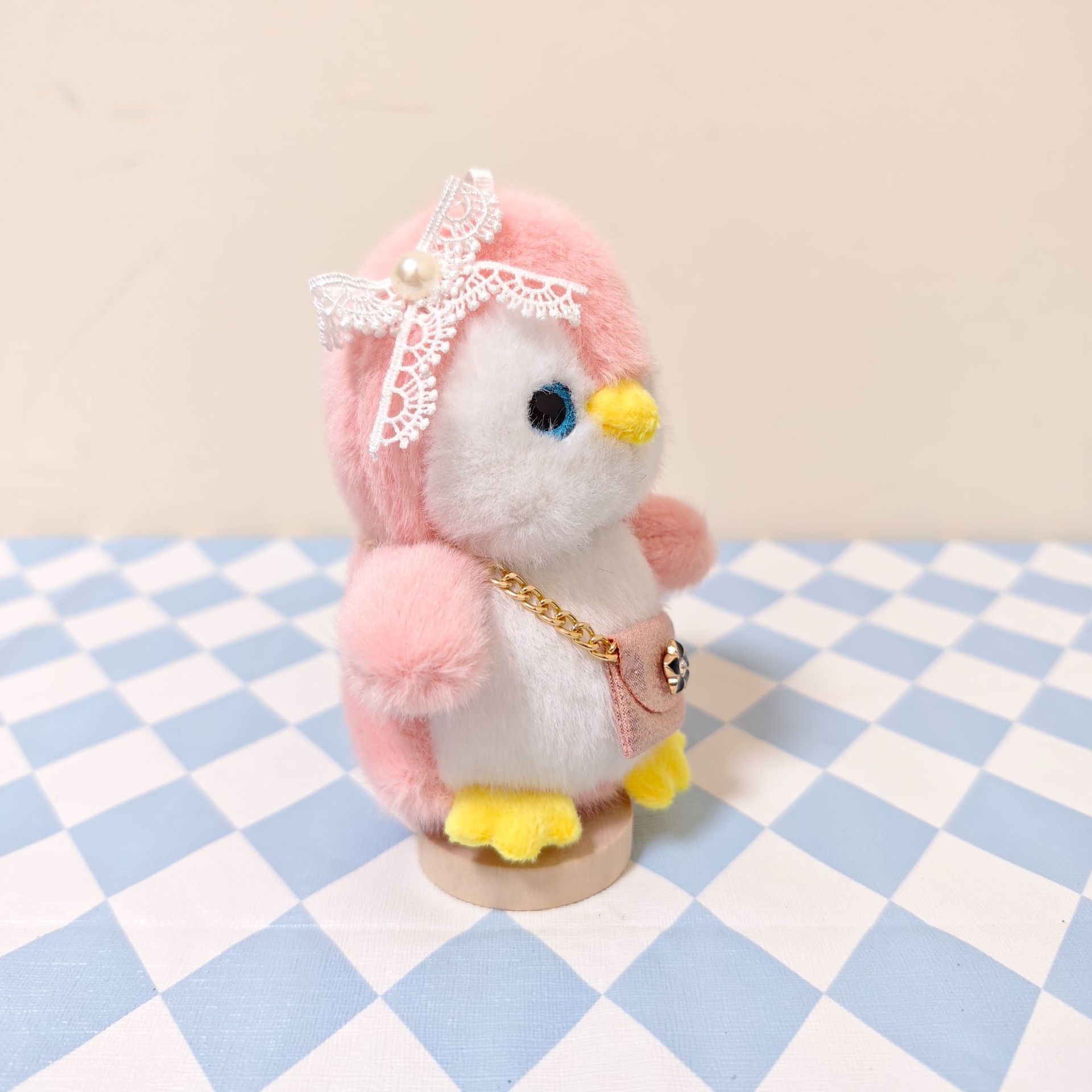 Wholesale 10CM Cute Fluffy Gray Penguin Plush Toy Stuffed Animals Plush Toys Holiday Birthday Gift Home Decoration 14