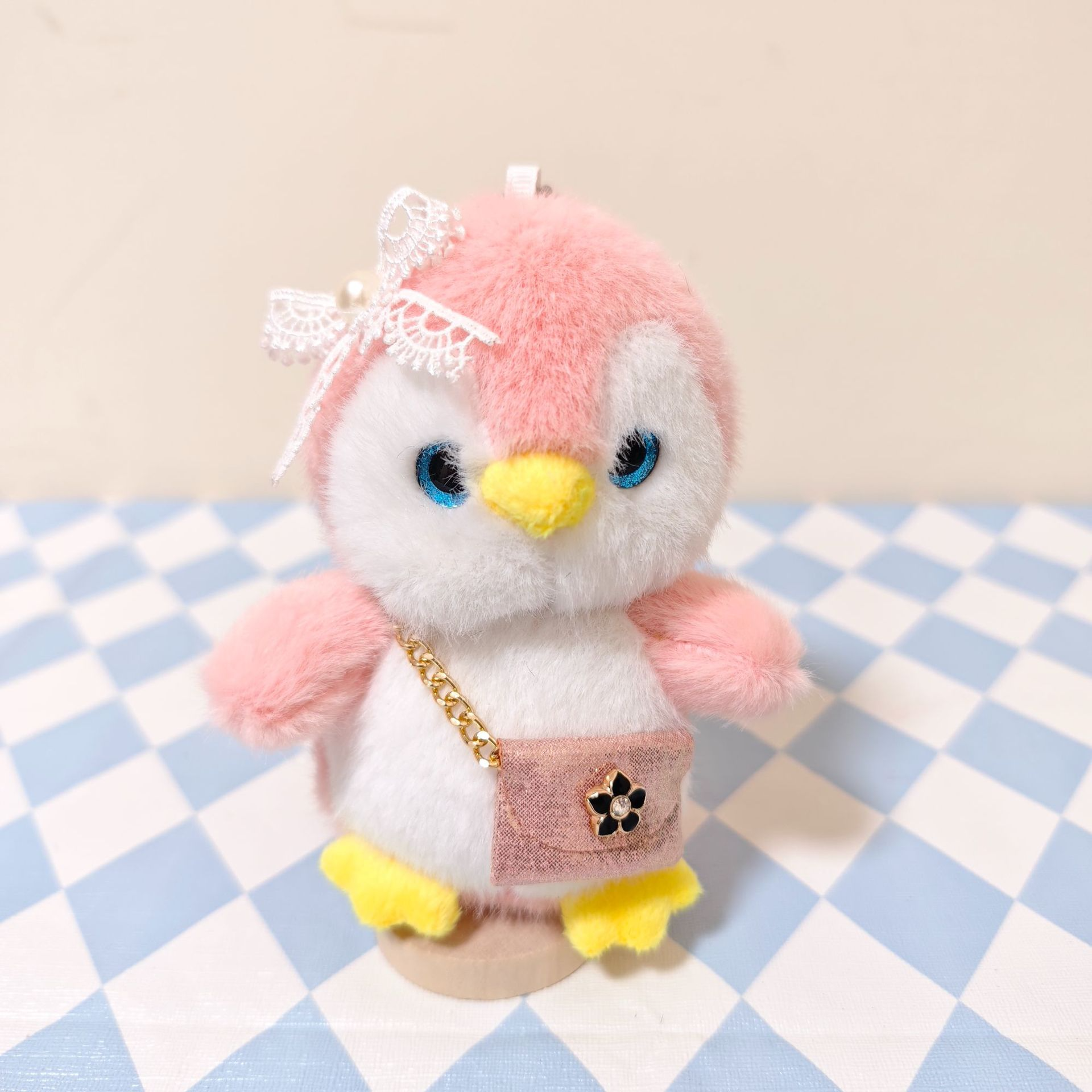 Wholesale 10CM Cute Fluffy Gray Penguin Plush Toy Stuffed Animals Plush Toys Holiday Birthday Gift Home Decoration 12