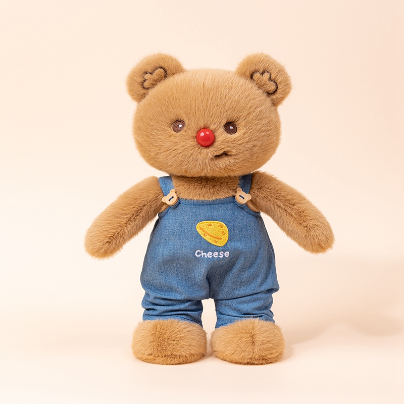 Creative design of teddy bear plush toy with unique shape for children to accompany and comfort, soft and comfortable 11