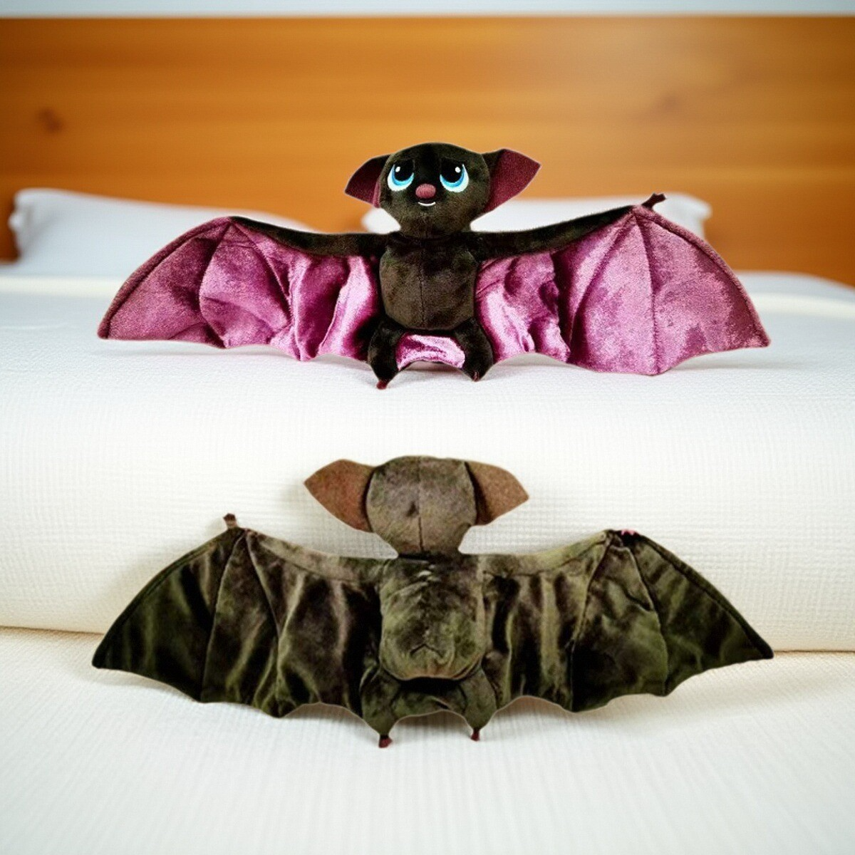 Оптовая продажа плюшевых игрушек в виде летучих мышей размером 18*42 см для Хэллоуина, аниме-игрушек, мягких игрушек-кукол, подарков. 8