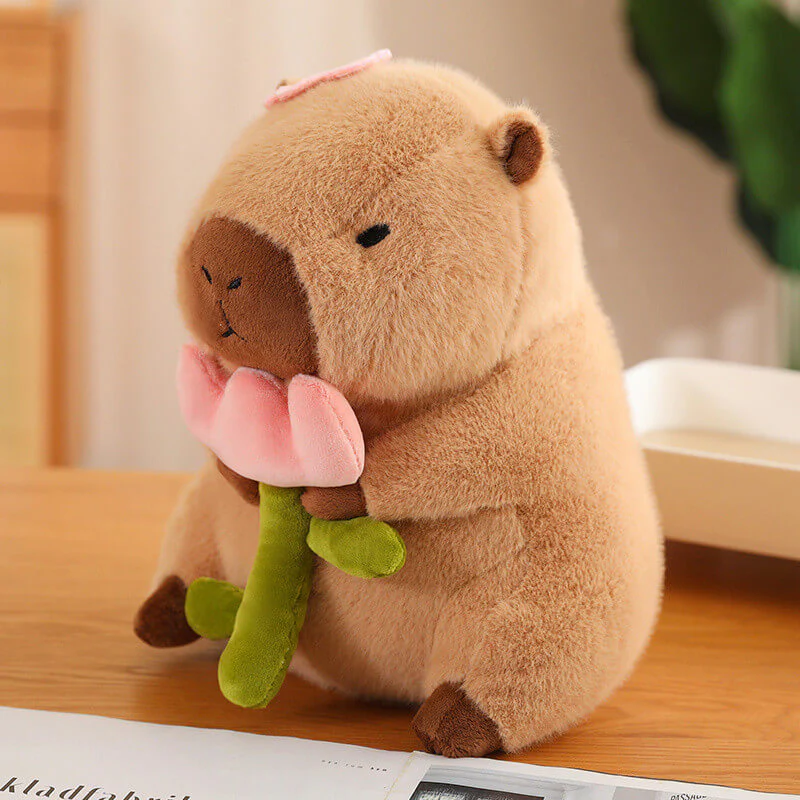 OEM/ODM  Capybara Soft Toy Brown Capybara Plush Toy with Milk Cup  High - Quality Stuffed Animal Factory 17