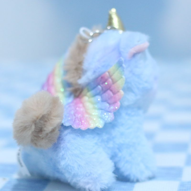 Wholesale 12 CM Fantasy Unicorn Plush Keychain Pendant Fun Decompression Pull-Out Doll for Bag Keychain Plush Toy 16