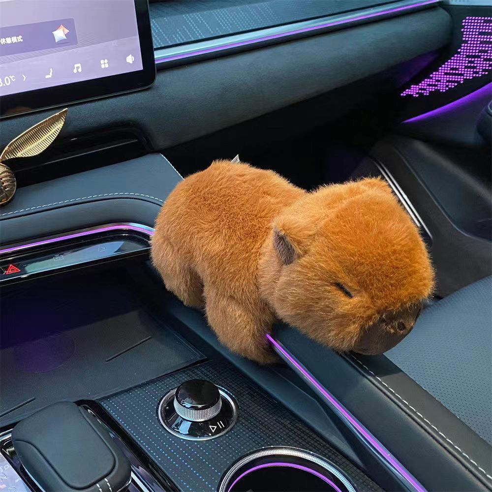 Manufacturer Wholesale Capybara Soft Toy Plush Toys With Turtle Bracelet Backpack Interactive Hand Band Birthday Gift 18