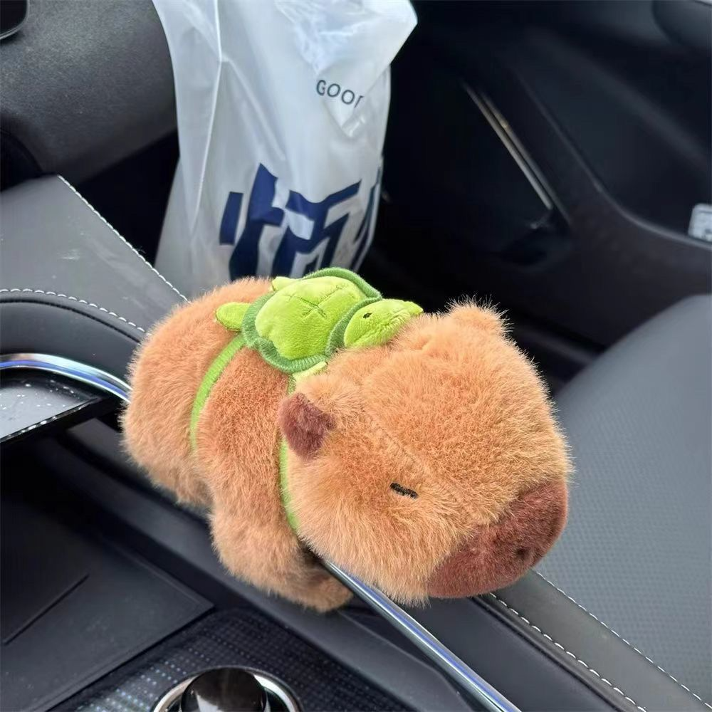 Manufacturer Wholesale Capybara Soft Toy Plush Toys With Turtle Bracelet Backpack Interactive Hand Band Birthday Gift 16