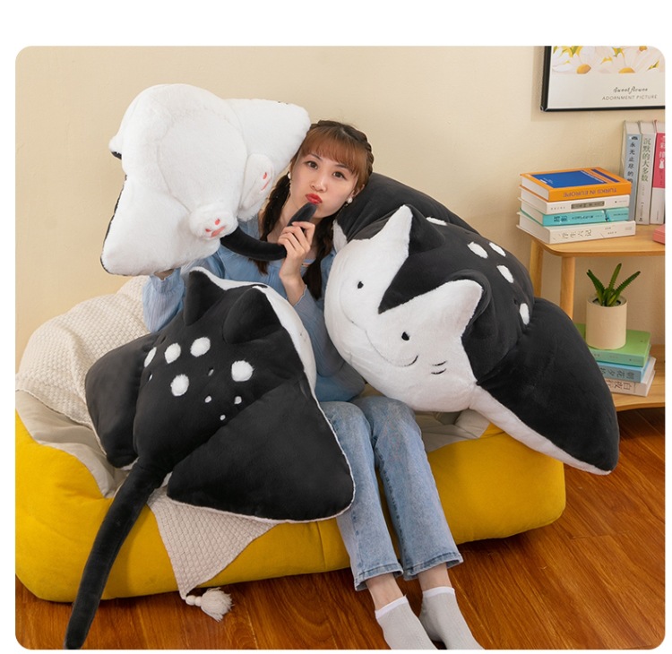 Оптовая продажа подушек с морскими животными, плюшевых игрушек в виде мант, гигантских плюшевых игрушек, подушек для сна, подарков для детей. 15