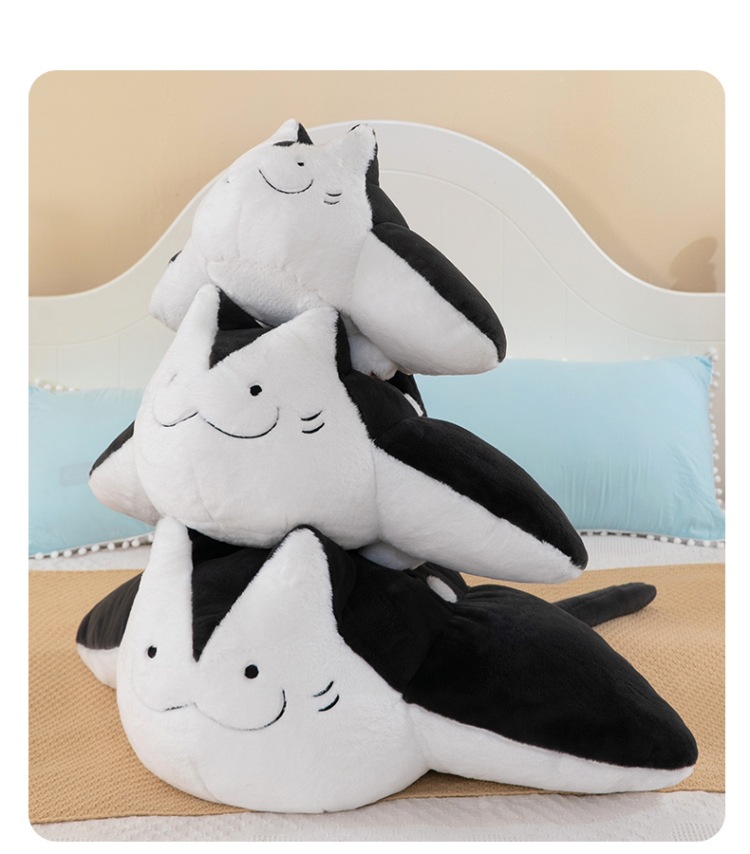 Оптовая продажа подушек с морскими животными, плюшевых игрушек в виде мант, гигантских плюшевых игрушек, подушек для сна, подарков для детей. 11