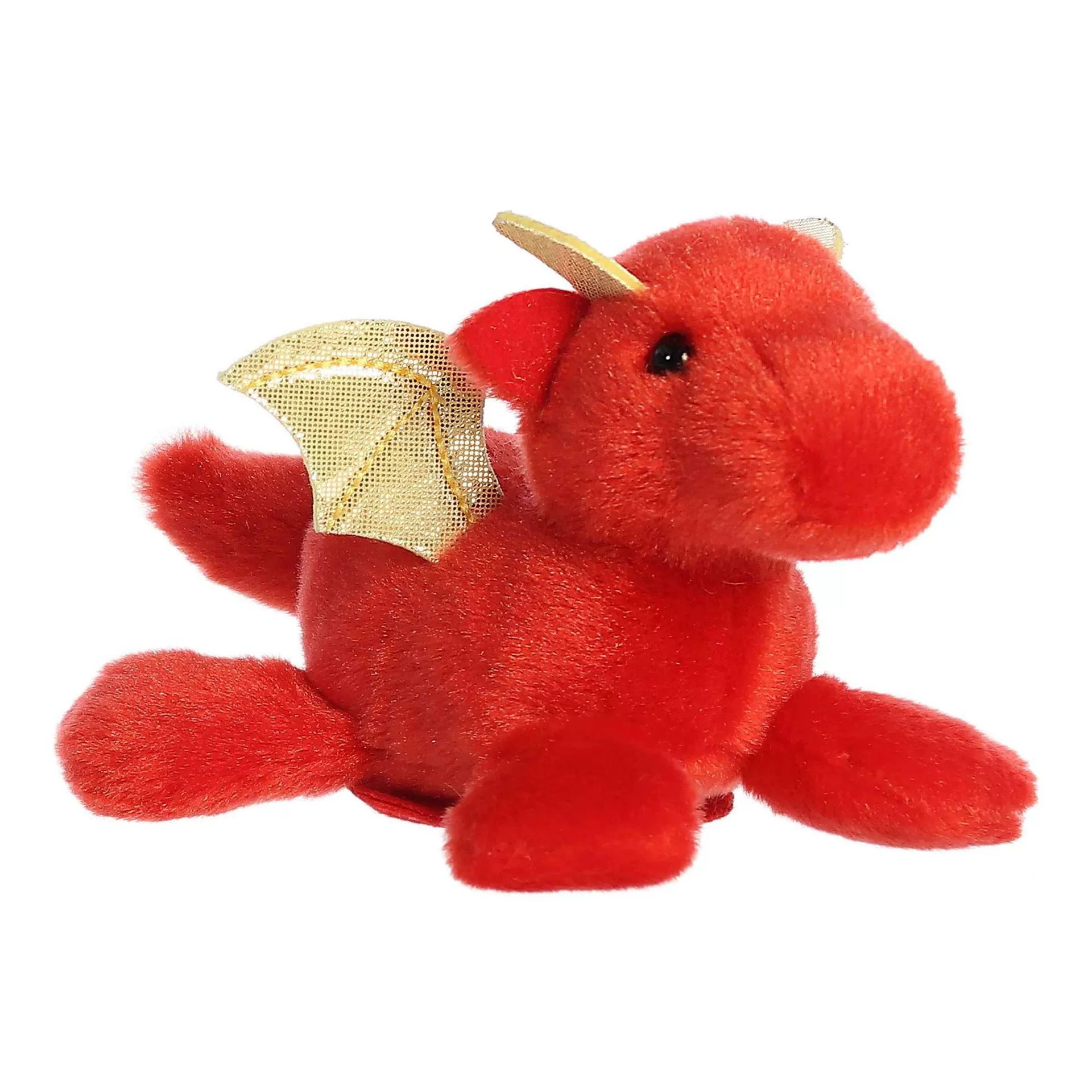 Kawaii Fluffy Flying Dragon Plush Toy with Tiny Wings Cute Embroidered Cotton  Plush Pillows Warm PP Filled for Kids 12