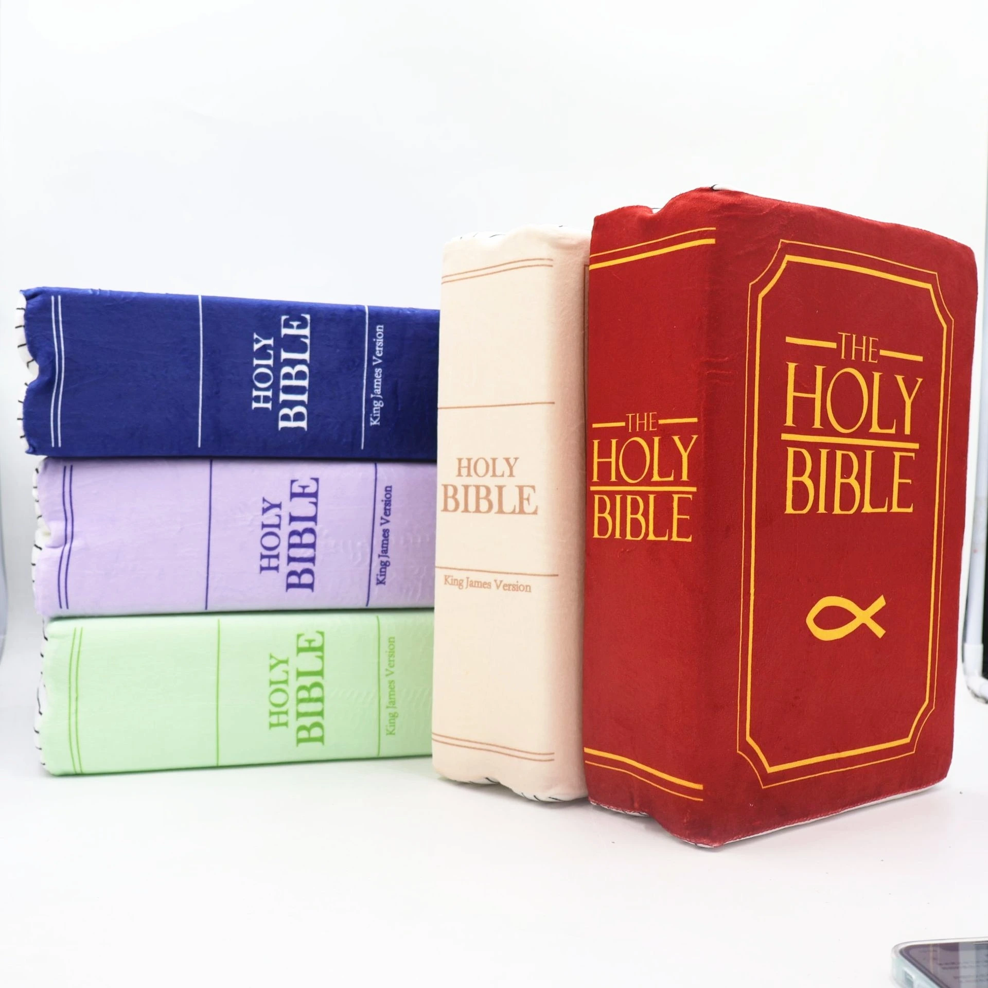 22*33CM New Design Plush Bible Pillow Book Hot Sell Holy Bible Book Plush Pillow Toys Wholesale Stuffed Toys Gift Plush 1