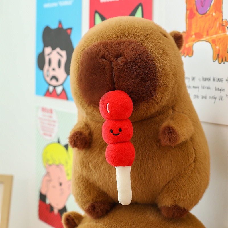EN STOCK Nuevo y popular juguete de peluche de capibara kawaii suave y lindo, peluches de animales, muñeco creativo estirable, regalo al por mayor 10